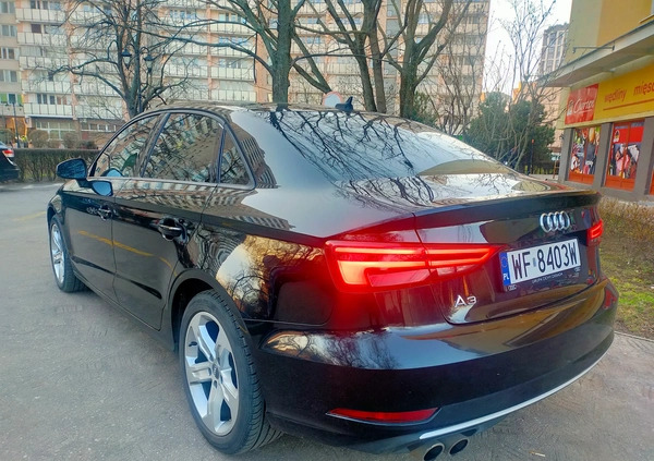 Audi A3 cena 75000 przebieg: 82000, rok produkcji 2017 z Warszawa małe 211